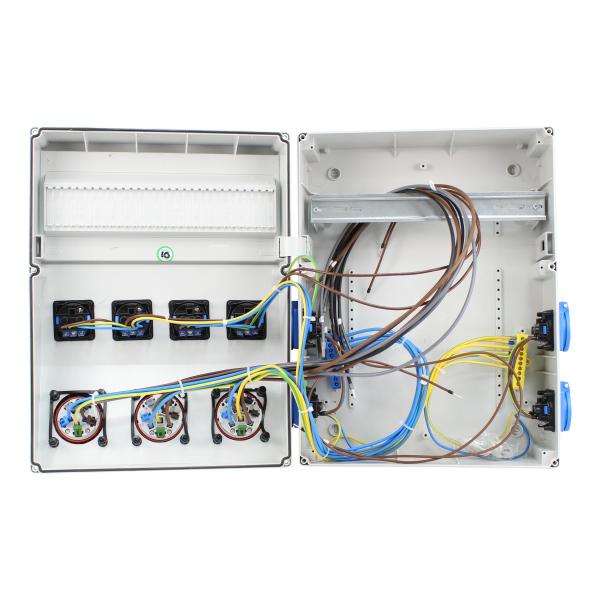 Stromverteiler (1x CEE 5P 16A + 2x CEE 5P 32A+ 8x 230V/16A)